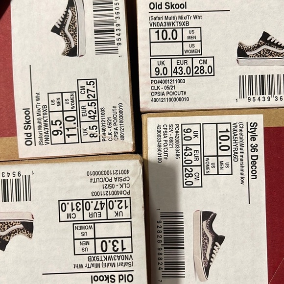 Vans Old Skool Safari Multi Mix/True White mens - Picture 16 of 16